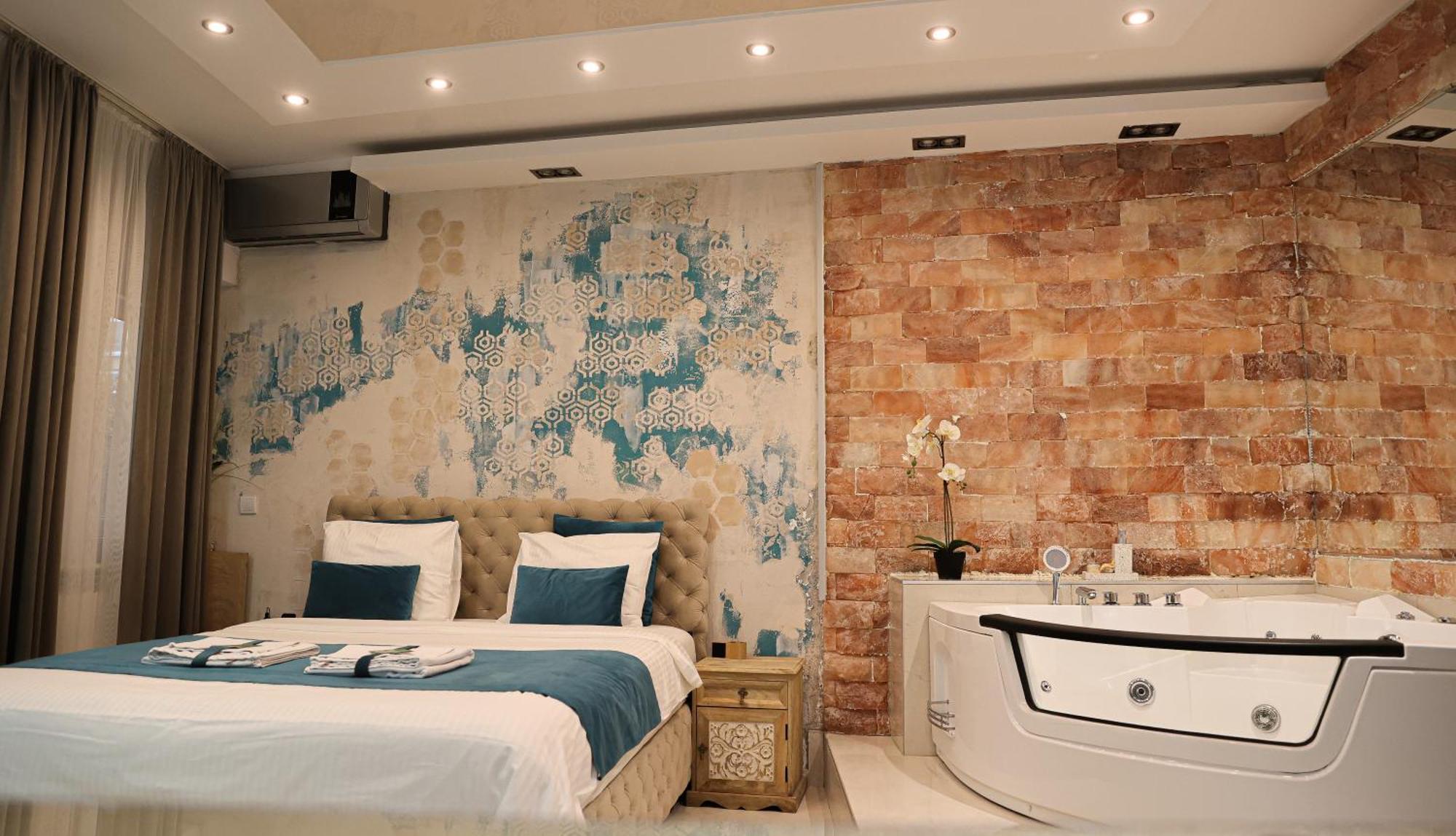 Design Apartment Premium Spa Lux 4 Star "Dubai" Completely Private Wellness & Spa Free Included Sauna & Jacuzzi & Salt Wall & Fire Place & 3D Ceilings & Business Wifi & Netflix & Keyless Code Entry & Full Smart App & Secure 2 Parking Place Cuprija Exterior photo